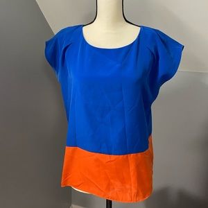 Color block blouse